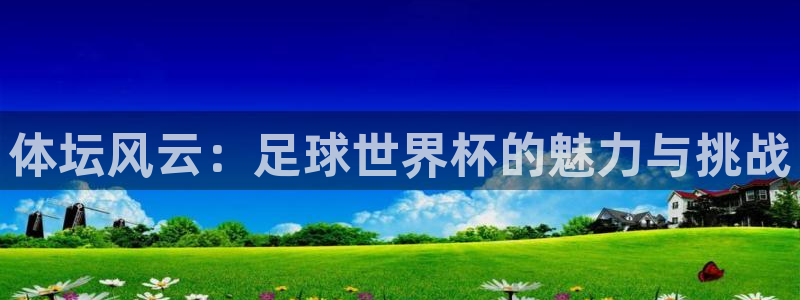 vsport体育官网下载开户:体坛风云:足球世界杯的魅力与挑